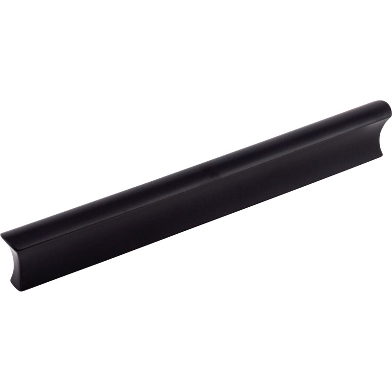Glacier 3" Center to Center Finger pull, Black, 6" Center to Center