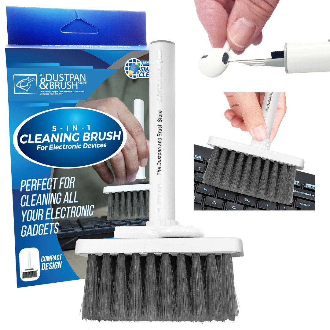 Electronic and Keyboard Cleaning Kit 5 in 1 Multi-Tool Brush with Keycap Puller
