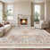 Medallion Non Slip Washable Rug(Orange)