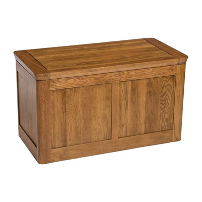 Demoss 1 Piece Solid Wood Blanket Chest