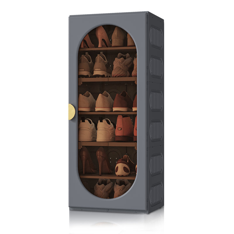 Sreyas Shoe Storage Organizer with Clear Door,12 pairs