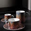 Missoni Tea Cup & Saucer ZIG ZAG Set of 2 in Luxury Box Jarris diam. 3.3in, H 2.3in, cap. 7.5 oz, Saucer diam. 6in-117195954