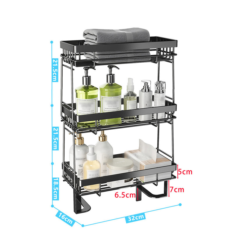 Steel Bathroom Shelves