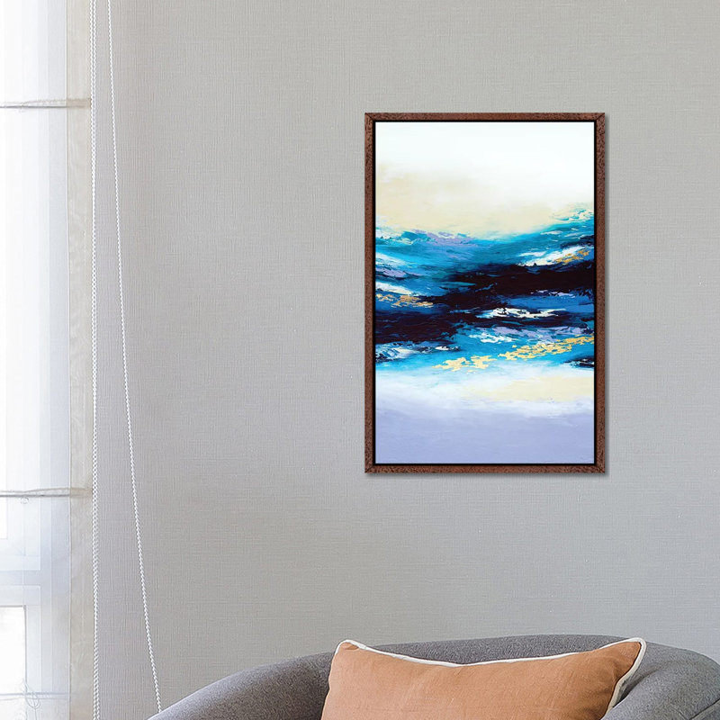 Deep Serenity - Print on Canvas, Classic Brown Wood Framed, 66.04 cm H x 45.72 cm W