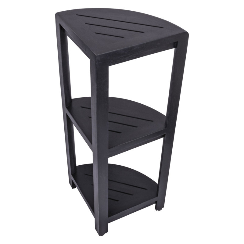Triangle Corner Shelf, Gray