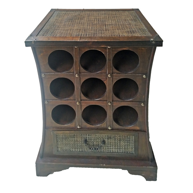 Christa Floor Wine Bottle Rack in Brown