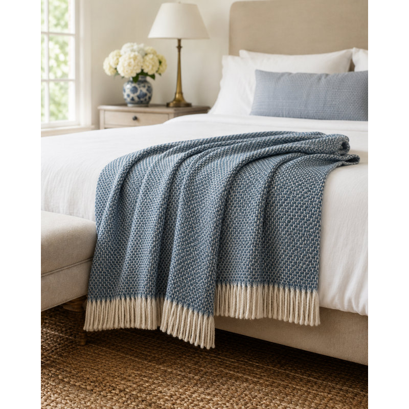 Grain of Rice Throw, Slate