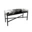 Banc rembourré en cuir de vache-122491280