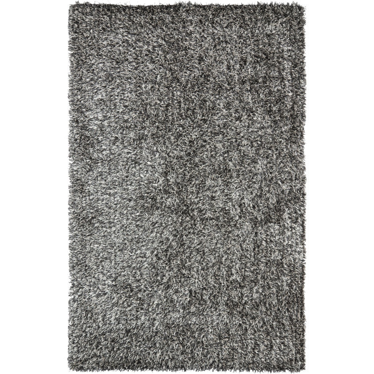 Cimah Shag Hand Tufted Performance Solid Color Rug