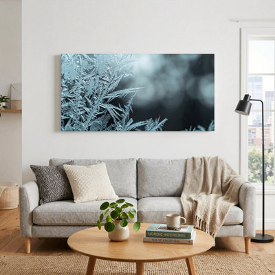 Ensemble de 1 tableau sur toile à motif givré