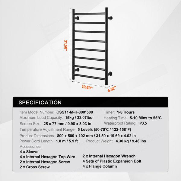 Dimensions du produit