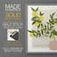 Affiche Amalfi Lemon, reproduction encadrée - bois massif-1659006278-1659006331