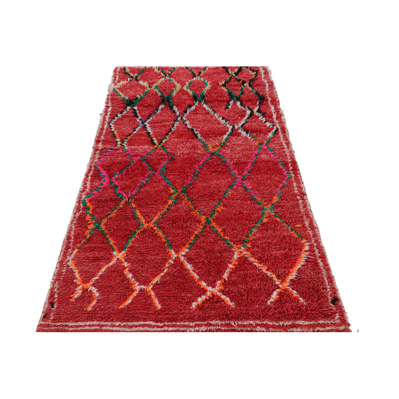 One-of-a-Kind 3'7”x6'4” Hand Knotted Area Rug