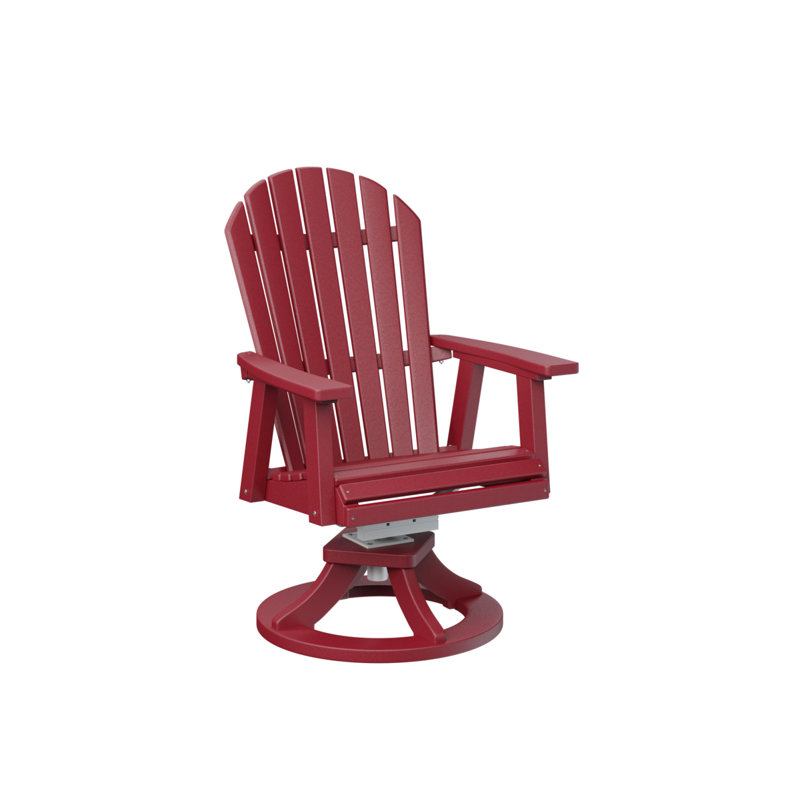 Chaise berçante berçante Berlin, Rouge écarlate