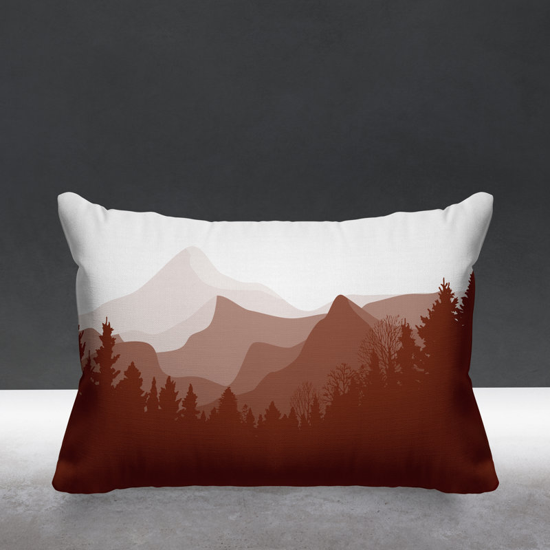 Coussin intérieur / extérieur Andor, Orange brûlé