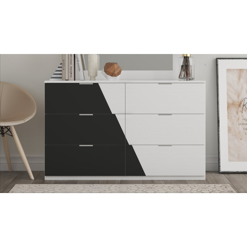 Commode 6 tiroirs 58,5 po Alyisa