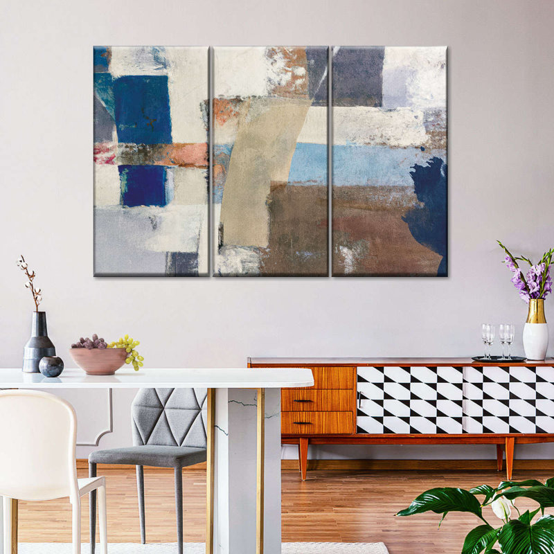 Abstract Domain Multi Piece Canvas Print, 24" H x 38" W x 1.25" D