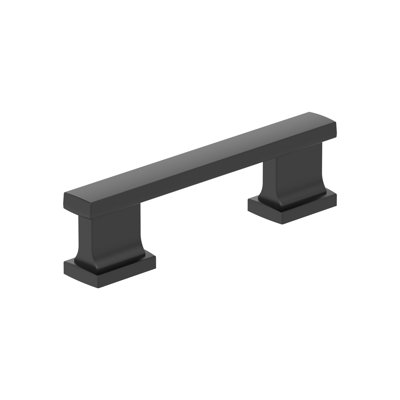 Poignée d'armoire noire matte de 3 pouces (76 mm) Triomphe - paquet de 25