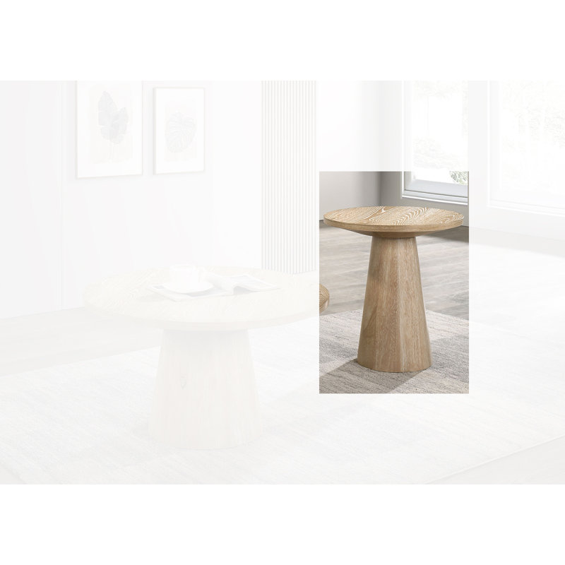 Trull End Table, Oak
