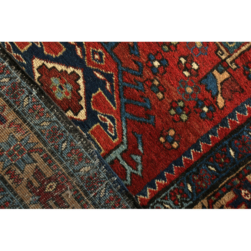 One-of-a-Kind 3'x11'4” Hand Knotted Area Rug