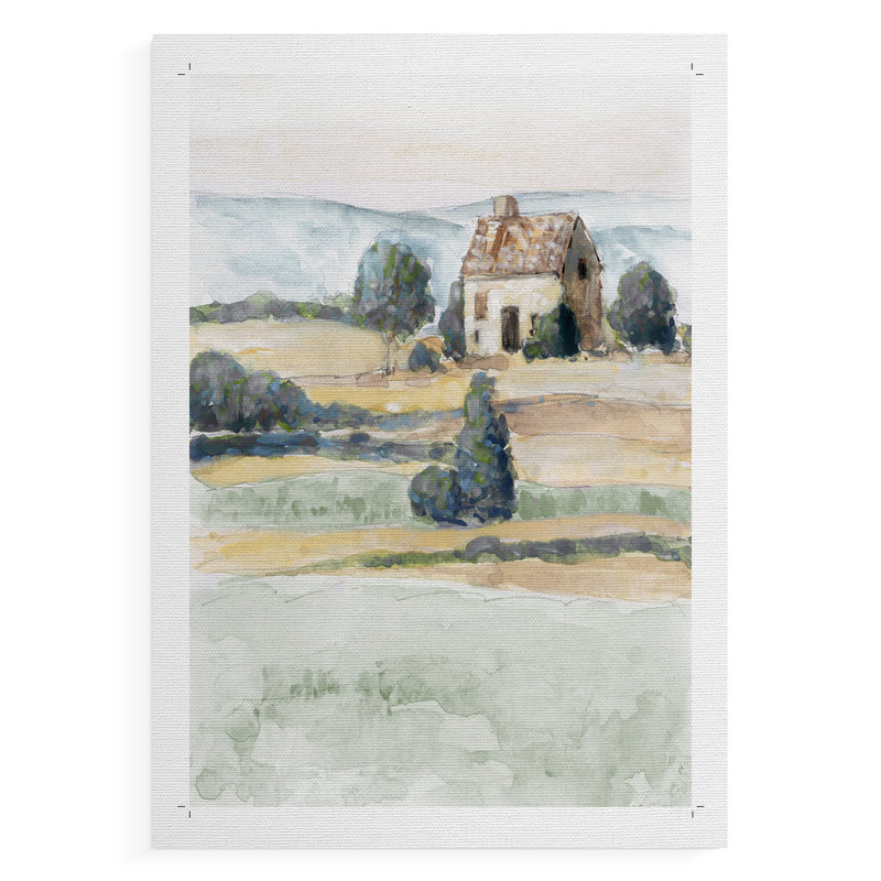 Sur la campagne II - impression sur toile seulement - non encadrée, H 36 po x l 24 po