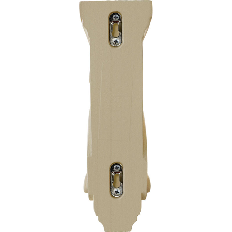 3 3/8"W x 6 1/2"D x 10 1/2"H Boston Traditional Scroll Corbel, Rubberwood, Rubberwood, 10.5" H x 3.375" W x 6.5" D