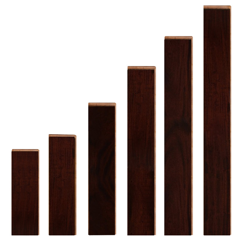 Mahogany 5/8" Thick x 4-1/3" Wide x Varying Length Solid Hardwood Flooring, Regency