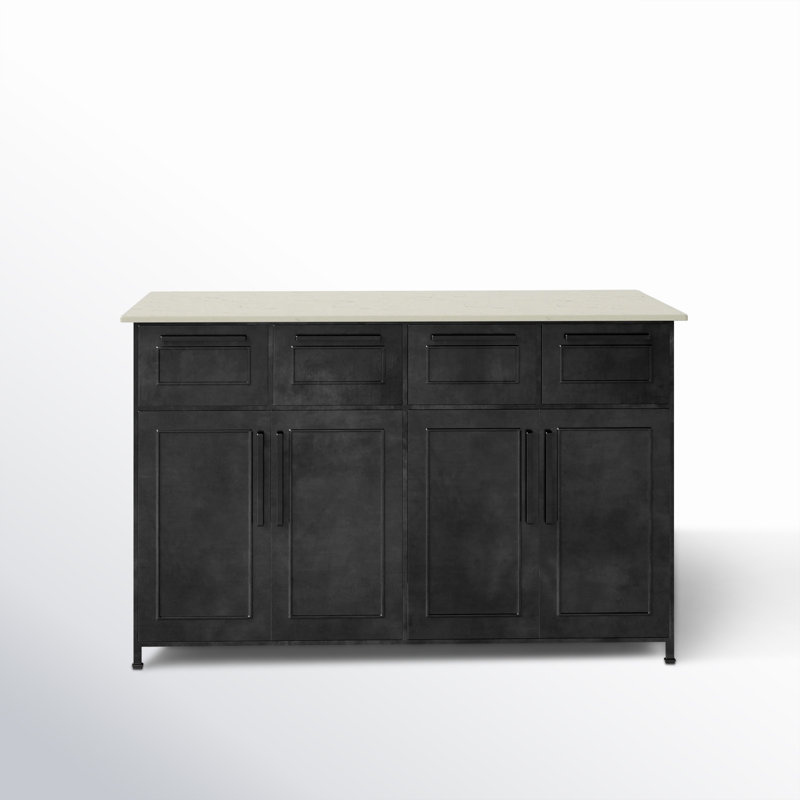Lydia Marble Top Kitchen Island