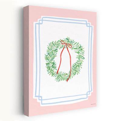 Whimsy Wreath 1 Piece Wrapped Canvas Wall Art