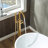 Cove 1 Handle Bathroom Freestanding Tub Filler with Diverter-63530791