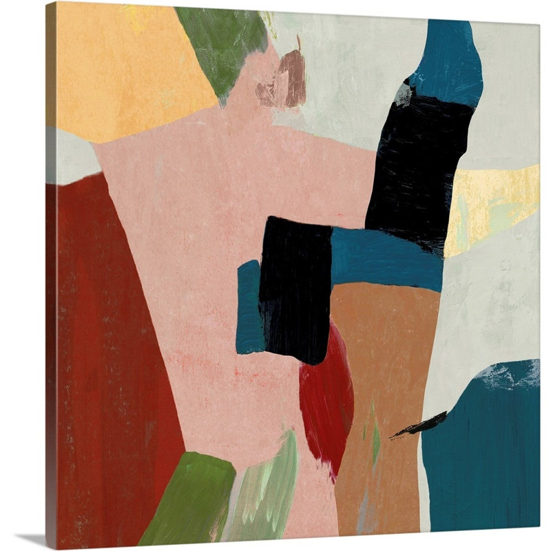 Reproduction d’art sur toile, "Afloat II" par Tom Reeves, Toile tendue, H 12 po x l 12 po x P 1,25 po