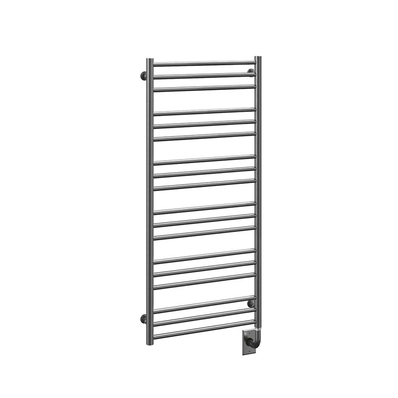 Sorano Wall Mount Electric Towel Warmer, 47.5" H x 23.5" W x 2.75" D, Gunmetal