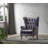 Calcott Velvet Wingback Chair-692444354