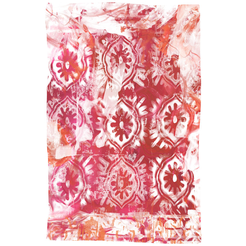 «Global Fuchsia I», impression sur toile, H 30 po x l 20 po