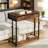 Office Table,Compact  Desk With Wheels,Height Adjustable Writing Desk,Mobile Coffee Table