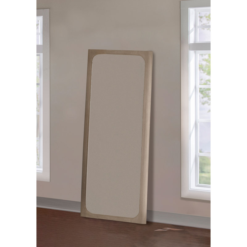 Miroir de plancher l 36,40 po, manguier vieilli