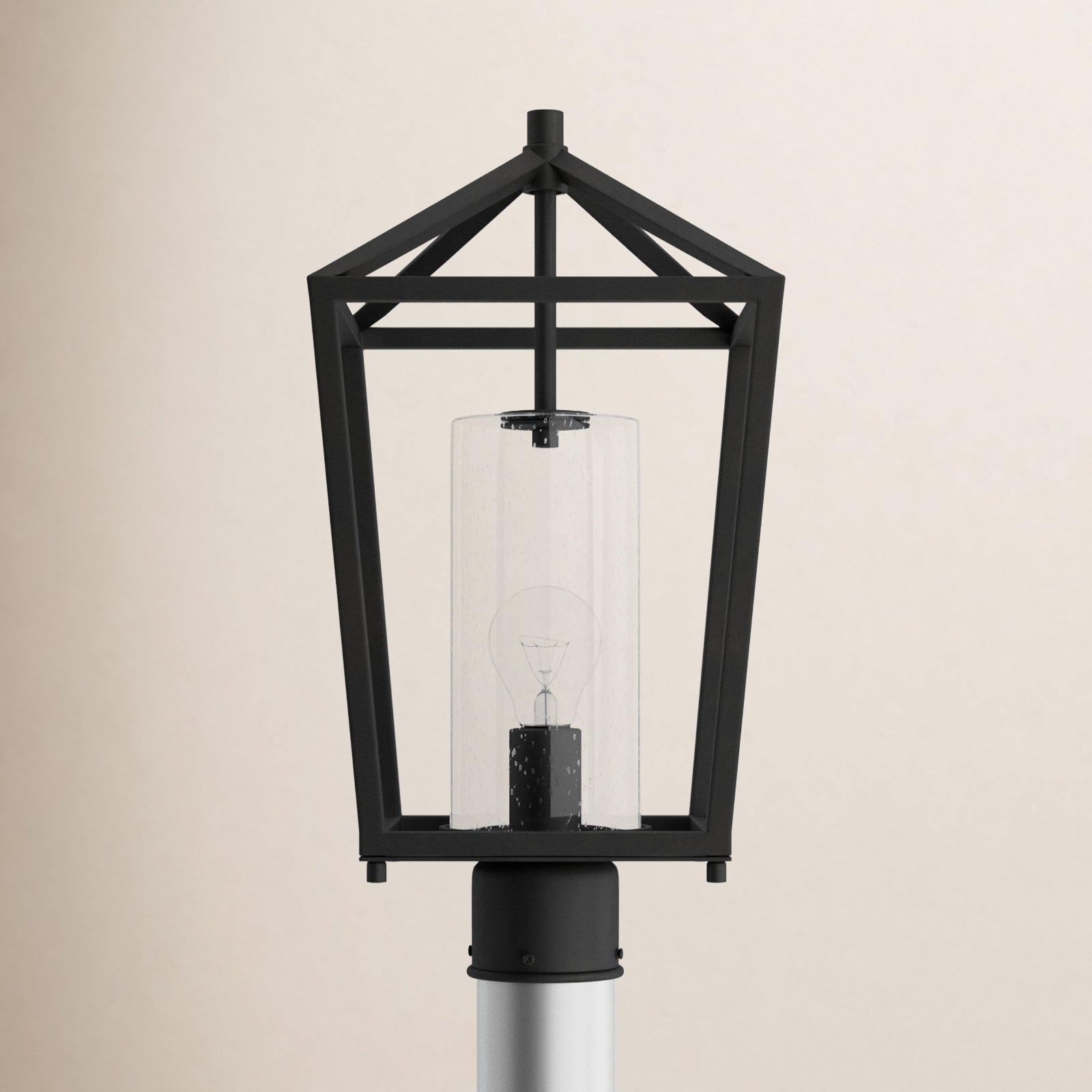 Alicia Seeded Steel Lantern Head