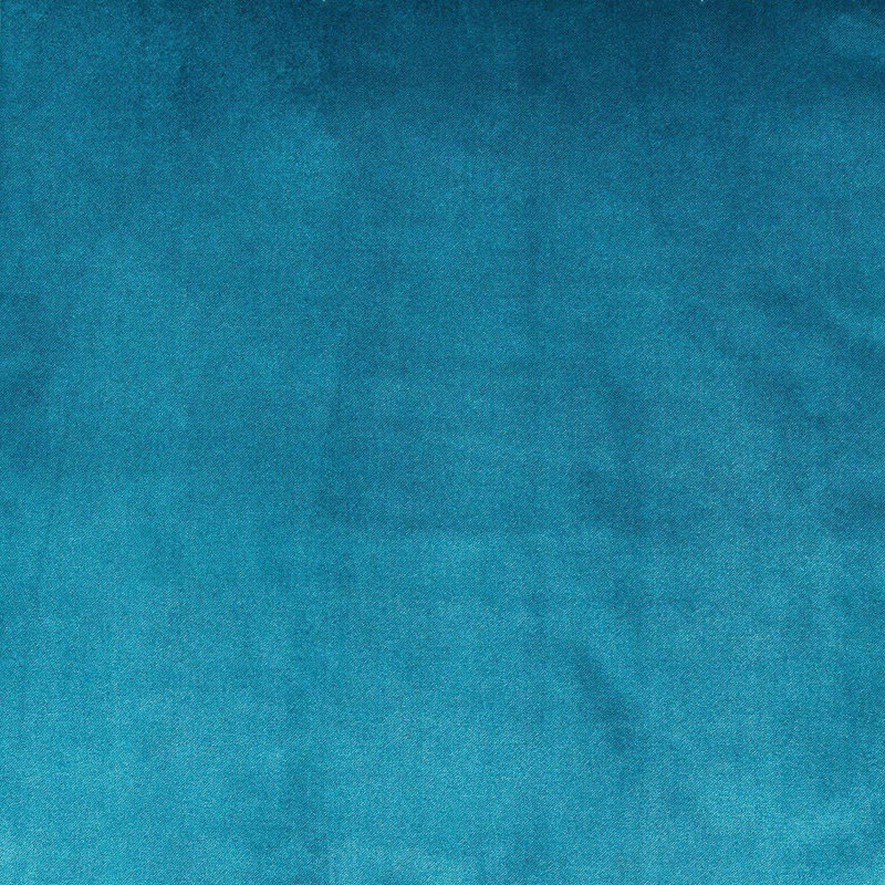 Emma-Louise Velvet Solid Colour Bedspread with Pillow Shams Included, Duck Egg Blue