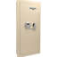 Coffre-fort à ouverture à gauche beige - 0,82 pi³ avec module biométrique à empreinte digitale de 120 po et pêne dormant de tablette solide de construction amovible