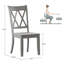 Fortville 16.93'' H Solid Wood Side Chair-1353925632