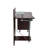 Latitude Run® Stylish Computer Desk with Storage, Chocolate