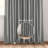 Jetset Polyester Textured Thermal Blackout Single Grommet Curtain Panel-541003010-541003016