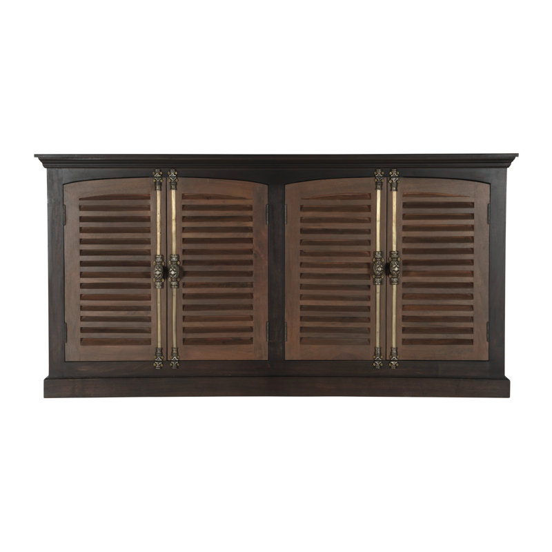 Buffet en bois massif à 4 portes