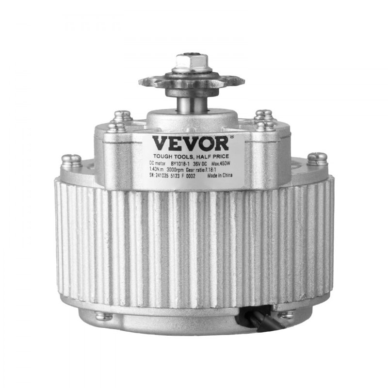 Moteur électrique brossé 450W, 36V, 3000 tr / min avec contrôleur amélioré
