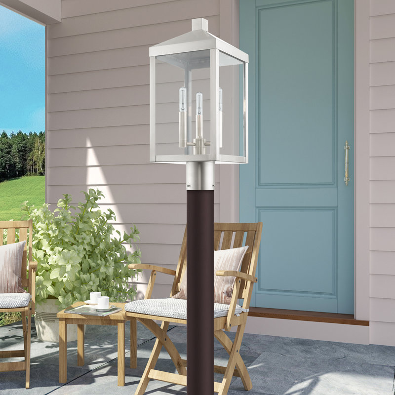 Inniss Transparent Lantern Head, Brushed Nickel
