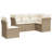Vidaxl Garden Sofa Set Beige, Cream White