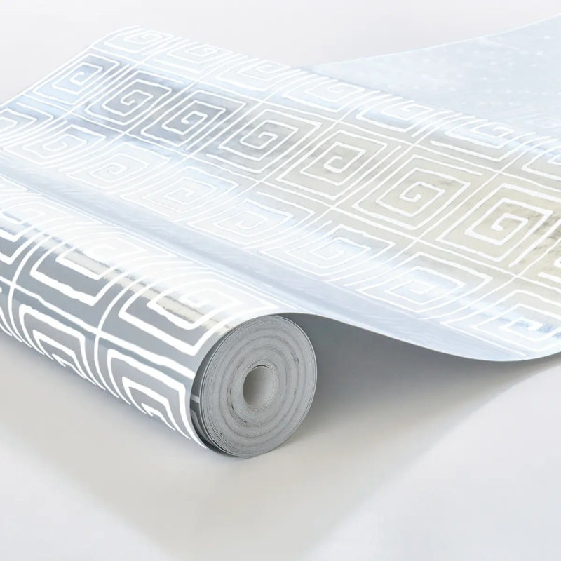Papier peint métallique Schumacher x Cristina Buckley Trousdale