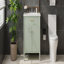 Meuble-lavabo durable brun de 36 po avec comptoir en résine, 2 portes et rangement pour salle de bain moderne-118401278