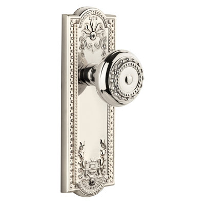 Grandeur Parthenon Plate Single Dummy with Parthenon Door Knob