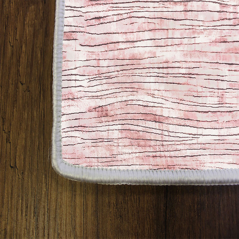 Stylish Hall Carpet (3.3 x 6.6 ft), 100% Polyester, 0.3 in Pile Height | Antibacterial, Non-Slip PVC Felt Dot Underside | Machine Washable, 3D Digital Print, Durable & Easy to Clean | Perfect for Entryway & Living Areas